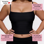 Top gainant — effet ventre plat et silhouette sculptée