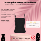 Top gainant — effet ventre plat et silhouette sculptée